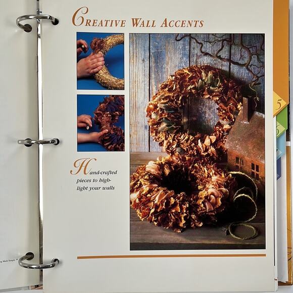 Crafting & Decorating Made Simple Book Looseleaf Binder Crafters Companion 5-8 - Picture 3 of 10